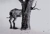 Animal derrière un arbre (Miquel Barcelo)